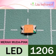 MERAH 1206 SMD LED SMT Ultra Bright PINK PINK