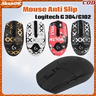 Anti Slip Grip Tape Logitech G304 & G102| Diy Mouse Stickers|Absorbs Sweat Mouse Tape|Logitech G304 