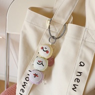 GANTUNGAN LITTE DAISY | EMO PUFFY KEYCHAIN KOREAN BAG CHARM KOREAN STYLE KEYCHAIN BAG ACCESSORIES PU