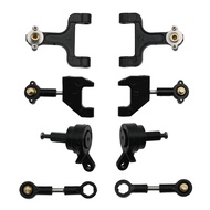 {WWVYL} Metal Upper and Lower Swing Arm Steering Cup Set for WPL D12 D42 1/10 RC Car Upgrade Parts S
