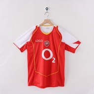 2004/05  Arsenal  Retro Edition  Home Sleeve Football Jersey Shirt