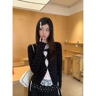 Y2K Pure Desire Fluffy Fake Two-Piece Top