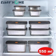 TAFFHOME Lunch Box Multifunction Stainless Steel 304 550ml - AC-21 - Black