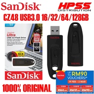 SanDisk CZ48 Pendrive 128GB / 64GB / 32GB / 16GB Ultra USB Flash Drive PenDrive USB Flash Drive. DT1