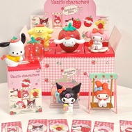 ZZGenuine MINISO Sanrio Strawberry Manor Series Blind Box Fashion Play Handmade Toy Decoration Clow M Gift BOUB