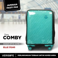 VERISAFE Elastic Luggage Cover for Elle Luggage - Combination - 22 inch Transparent Luggage Cover