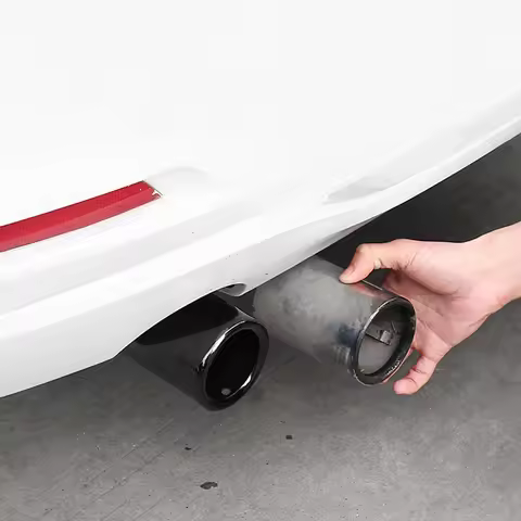 Stainless Steel Tungsten Steel Black Car Tail Throat Exhaust Pipe For BMW F10 F20 F30 F32 F34 F48 Ac