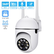 Hamrol YI loT 3MP 5G PTZ WiFi IP Camera Auto Tracking 2MP Color Night Vision Motion Detection Alarm Home CCTV Security Camera