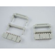 Socket Header Connector IDC 16p 16pin Running Text white