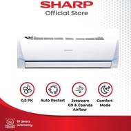 Ac Sharp Ah-A5Say 1/2Pk R32 Thailand 390W + Pasang Depok Terbaru