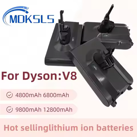 New for Dyson V8 21.6V 12800mAh Replacement Battery for Dyson V8 Absolute Cord-Free Vacuum Handheld 