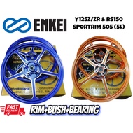 ENKEI RIM RS150  Y125Z SPORTRIM 5BATANG 505 PATTERN RIM 160/160-17 160/185-17 RIM #ENKEI#160/160-17#