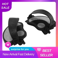 【paudnef】Exercise Stationary-Bike-Pedals with Straps - 1 Pair Fitness Bike Pedals Replacement Parts 1/2