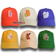 Animal Alphabet Kids Baseball Cap LB43 / Initial Kids Baseball Cap Character Kids Cap/