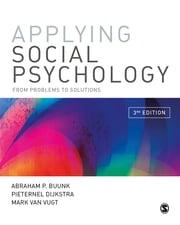Applying Social Psychology Abraham P Buunk