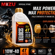 MIZU SCOOTER 4T 10W40 API SN Fully [Ester] Motorcycle Oil (1L) JASO MB skuter minyak hitam AVANTIZ S