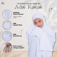 [CLEARANCE SALE] Hanna Mirae Telekung Budak Sekolah ADIK KAKAK Travel Cotton Sejuk Lembut Selesa Unt