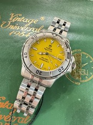 🌈🌈新返貨啦🌈🌈💛💛罕有原裝芥辣黃面💛💛扭圈 36mm 淨錶🩶🩶Tudor Hydronaut 85190 連原裝Tudor 鋼帶🩶🩶BW3251(旺角洗衣街店）