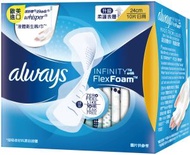 護舒寶 - Whisper 護舒寶 Infinity液體衛生巾/m巾 - 日用24cm 10片