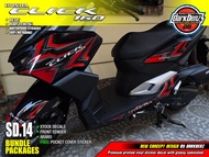 Honda Click 160 SD14 Package Concept Quality Printed Sticker Decal | custom made by DarkBenz