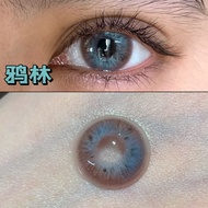 contact lens power [0.00~-8.00 degrees]1 Pair Colored Contact Lens 14.5mm LA GIRL Brown Green Grey D