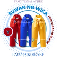 Costume Buwan ng Wika Austee 2026 Farmer Costume Katipunero Pajama Farmer Traditional Free Scarf