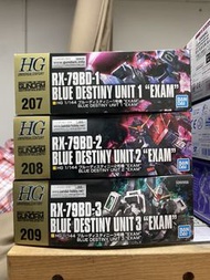 高達 蒼藍命運 1、2、3號機