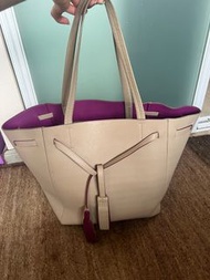 Celine Cabas Phantom (Beige+Purple)