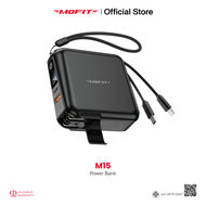 MOFIT Powerbank15000mAh รุ่นM15 พาวเวอร์แบงค์ชาร์จเร็ว PD20W หน้าจอแสดงผล LED รับประกันสินค้า 1 ปี