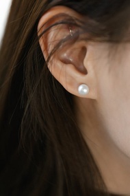 Classic Pearl 經典淡水珍珠耳環 316L醫療鋼