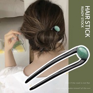 【QiaoZhi】Temperament Balls Headband Hairpin Headdress Female Smple Fashion Hairpin Hair Accessories