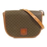 CELINE 塗層帆布Vintage Shoulder Bag金扣肩背袋