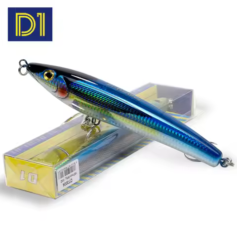 D1 Trolling Lures Floating Pencil Fishing Baits 197mm 93g Big Stickbait Wobblers For Seabass Tuna Lu