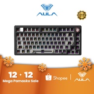 AULA Hi75 Barebone Gaming Keyboard 81 Keys Hot Swap Type-C Wired RGB Mechanical Keyboard