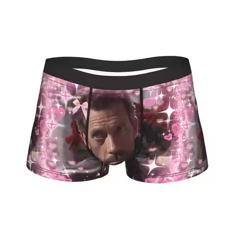 Dr House MD Underwear Love Men's Shorts Briefs Comfortable Trunk High Quality Pattern Plus Size Unde