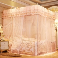 Fully Enclosed Floor-standing Three-Opening Door Encrypted Bed 1.351.8m Bracket Net Gauze Mosquito N