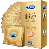 Durex Fetherlite Warming 12's Condom 12Pcs Per Pack 杜蕾斯 避孕套 安全套 保险套 套 套套 杜蕾斯热感超薄装 热感超薄装 杜蕾斯热 热Warmin