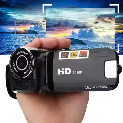 1080P Full HD Digital Camera 270° Rotation DV Video Recorder 2.7inch Touch Screen Digital Camcorder 