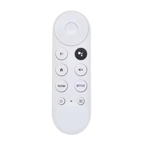 New Voice Remote Control for Google Chromecast TV 4K (Snow), Replacement Remote for Google Chromecas