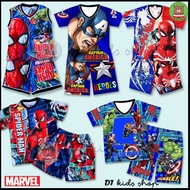 Mavel ลิขสิทธิ์แท้💯%ชุดเซทเสื้อกล้าม-แขนกุด ซุปเปอร์ฮีโร่ Spiderman,Captain America,Ironman,Batman,Superman พร้อมส่ง!!