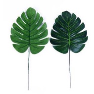 Monstera Artificial Leaves Green leaf Daun Artificial TROPICAL LEAF /  BAYAN LEAF / TURTLE LEAF PART