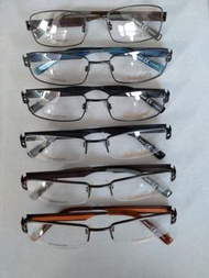 全新 Timberland Titanium 2款6色 平光眼鏡, 全框53-18-135 半框51-18-135, 肶裝飾尖部份有少許鬆起可自行補膠, 小瑕疵品特價平售