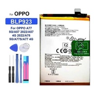 For OPPO A77 5G/A57 2022/A57 2020/A57 4G 2022/A78 5G/A77S/A77 4G/CPH2385/Realme C51 11X BLP923 Batte