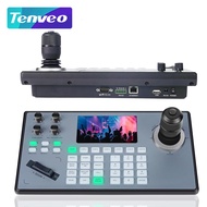 Tenveo PTZ Camera Joystick Controller 5 LCD Screen Real-time   Preview 4D Joystick Conference Contro