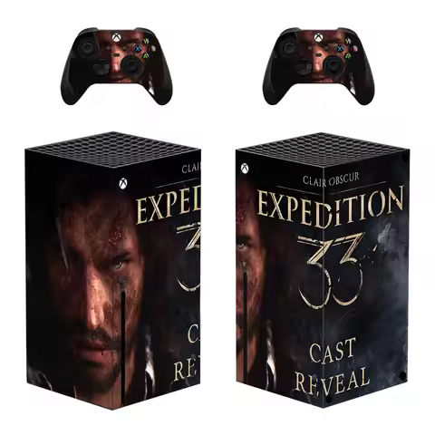 Clair Obscur Expedition 33 Skin Sticker Cover for Xbox Series X Console and Controllers XSX Skin Sti