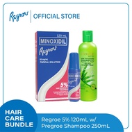 in stock Regroe Minoxidil 5% 120mL w/ Pregroe 4inOne Shampoo 250mL