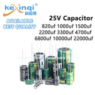 25V Electrolytic Capacitor 10uf/100uf/220uf/330uf/470uf/680uf/1000uf/2200uf/3300uf/4700uf/6800uf/100