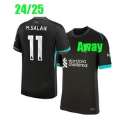 The Reds Mohamed Salah Darwin Nunez 24/25 LiVerPools Away men Soccer Jersey Dominik Szoboszlai Andy 