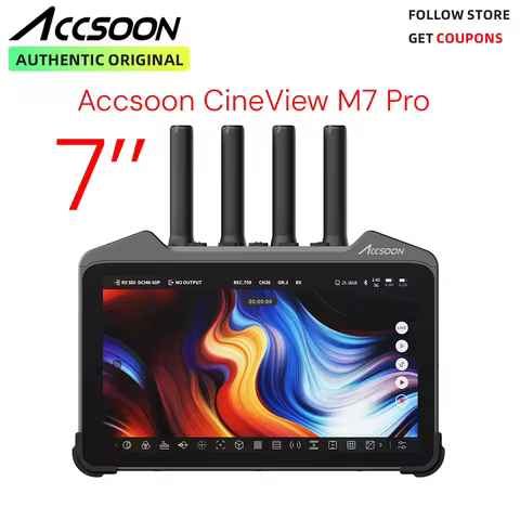 Accsoon CineView M7 Pro Wireless video Transmission Receiver 7inch colo touch screen 3D lut 1000nits