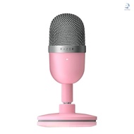 Razer Mini USB Capacitor microphone Desktop desktop PC Karaoke game live microphone pink